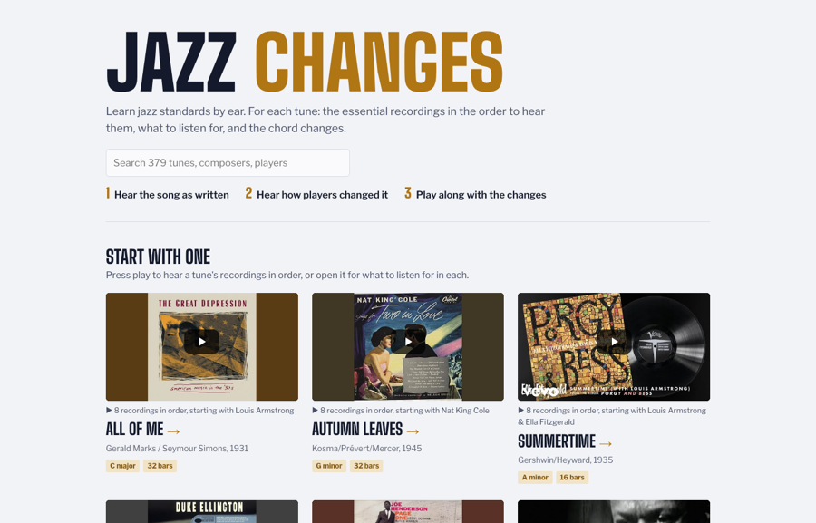 Jazz Changes screenshot