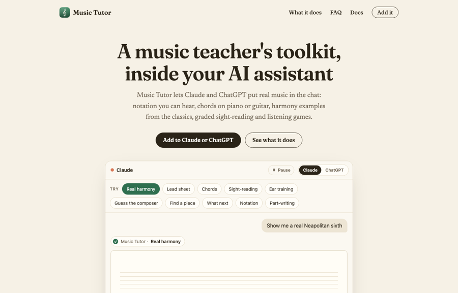 Music Tutor screenshot