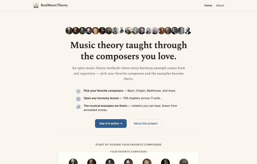 RealMusicTheory screenshot